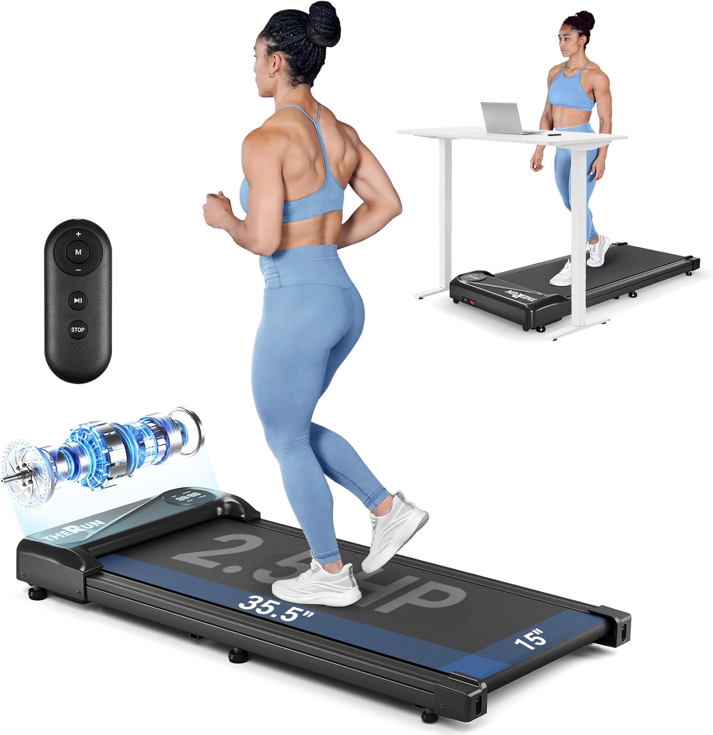 UREVO Under Desk Treadmill