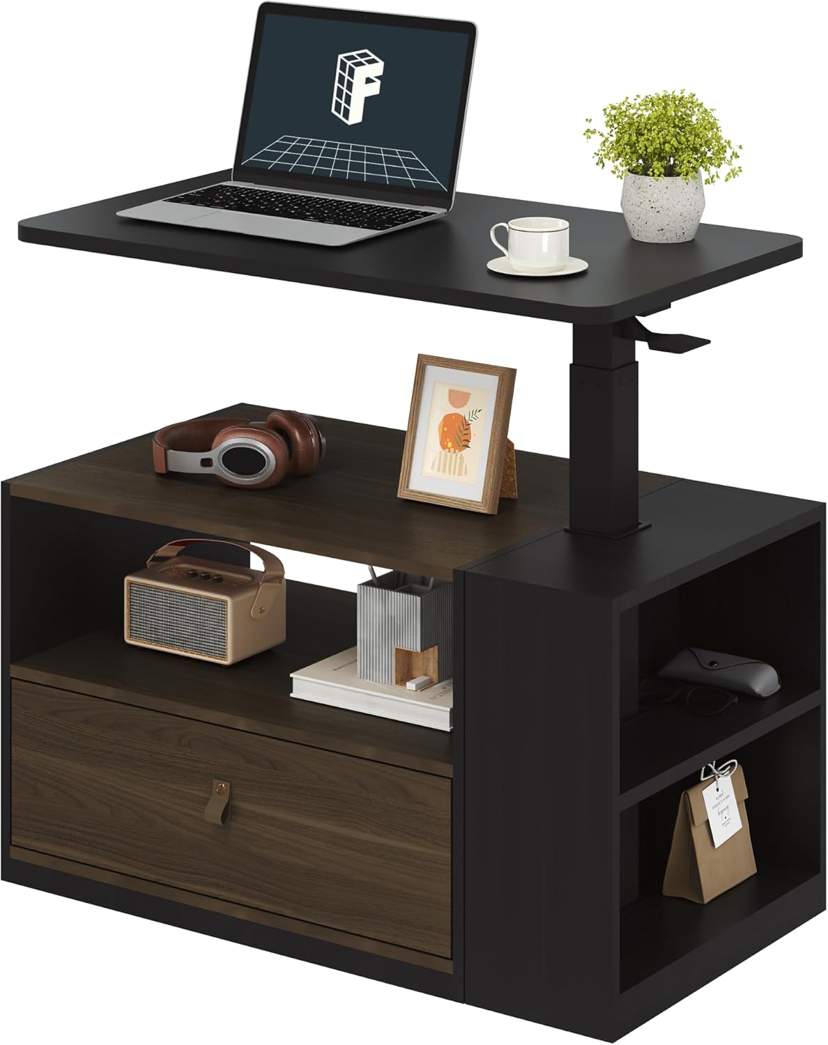 FLEXISPOT Standing Desk Converter 40in Sit to Stand up Desk Riser Height...