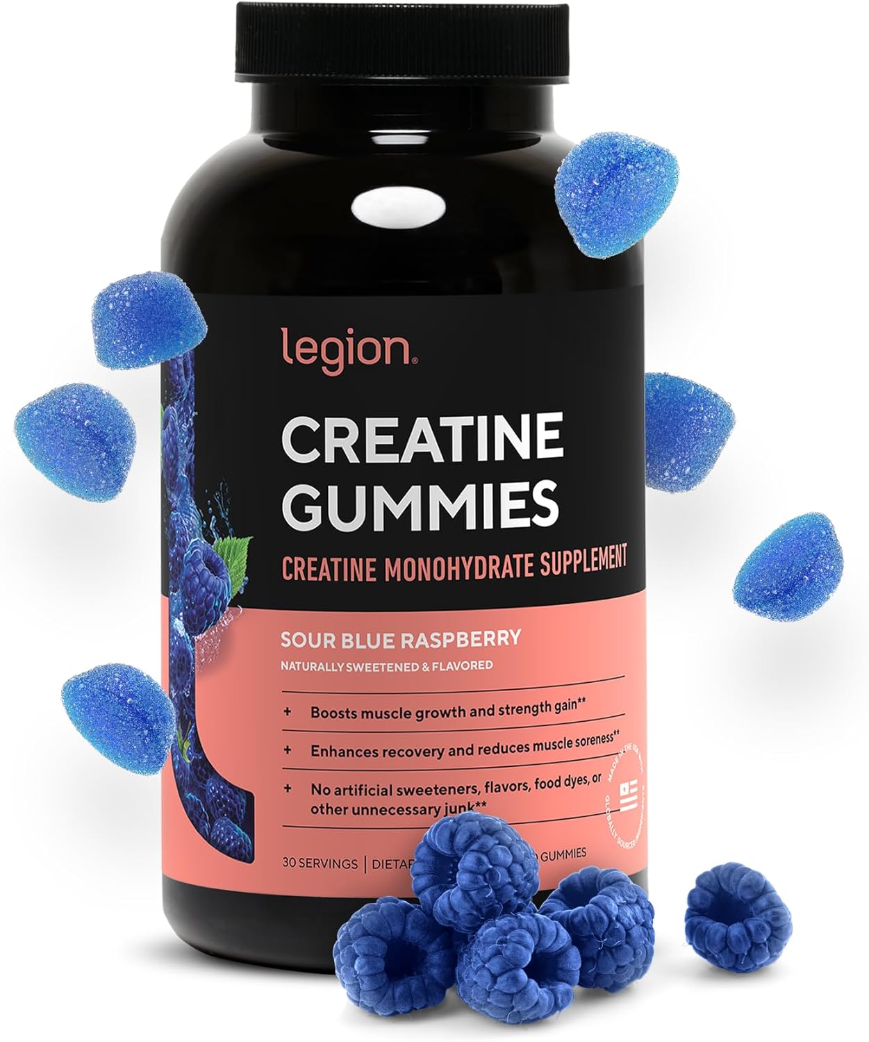 Legion Creatine Monohydrate Gummies third-party tested