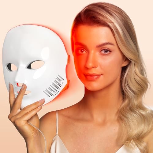 NEWKEY LED Face Mask Light Therapy - 7 Colors