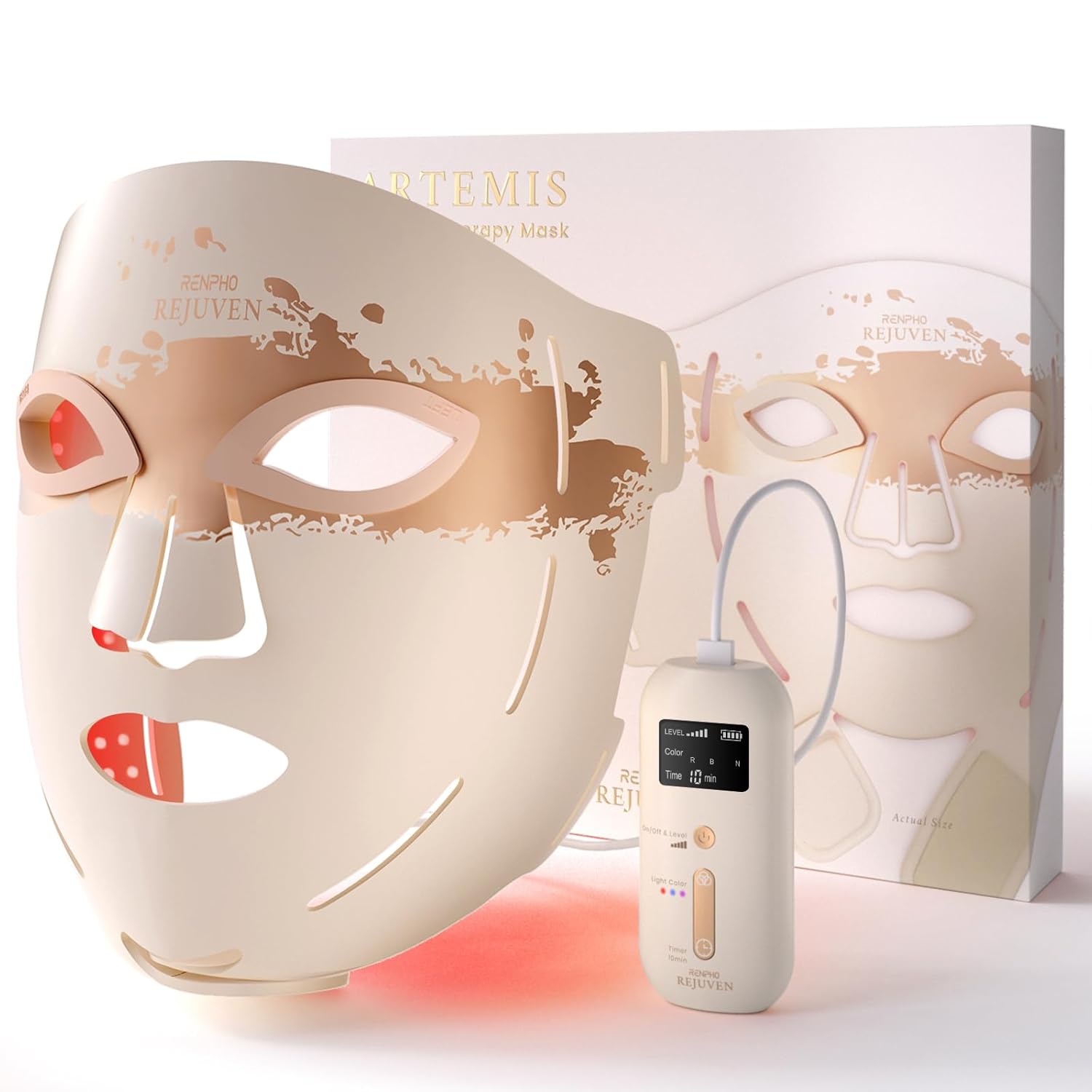 RENPHO 4D Red Light Therapy Mask Artemis - 324 LEDs