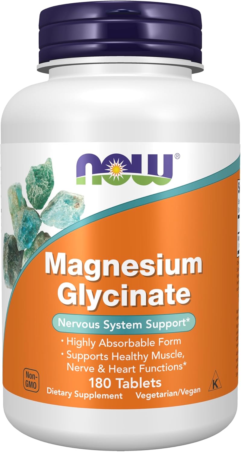 NOW Foods Magnesium Glycinate 400 mg