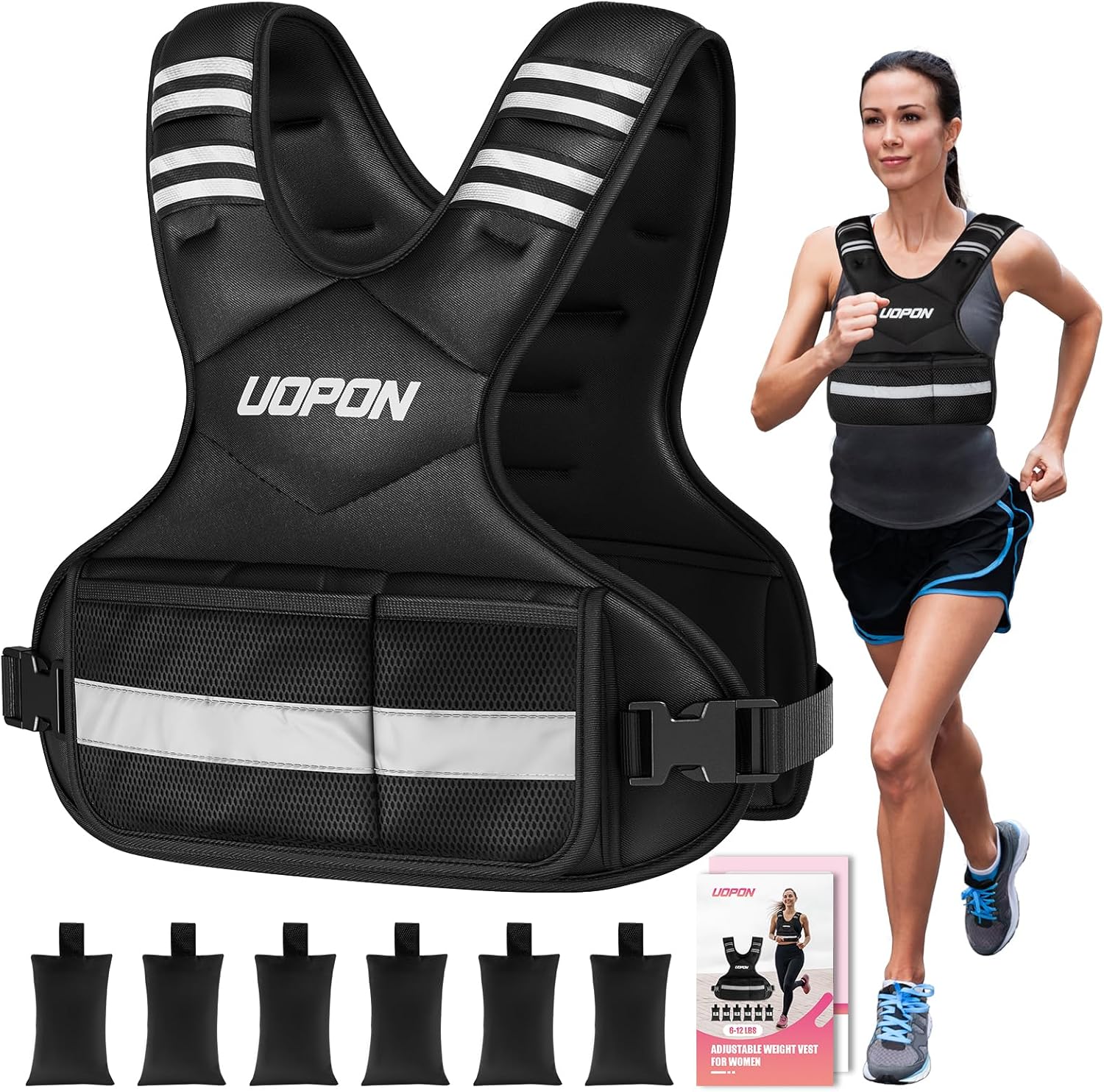 Adjustable Women's Weighted Vest 6-12 lb