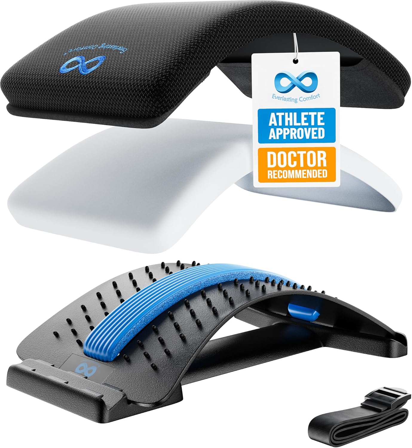 Everlasting Comfort Lumbar Support Board Back Stretcher