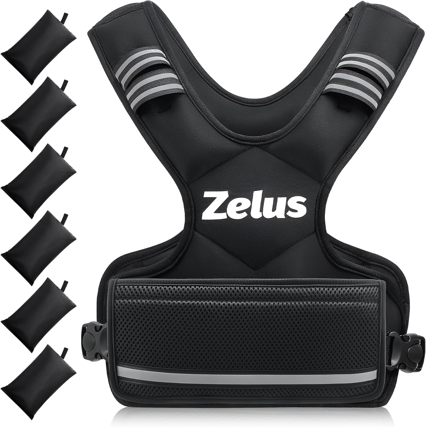 ZELUS Walking Weighted Vest 4-10 lb adjustable
